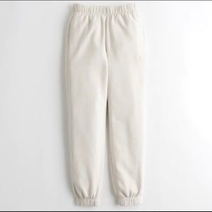 Hollister Cream Dad Joggers